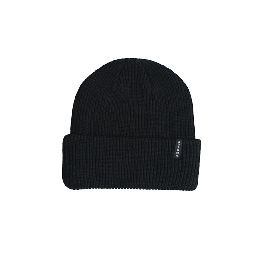 Autumn Select Solid Beanie Black