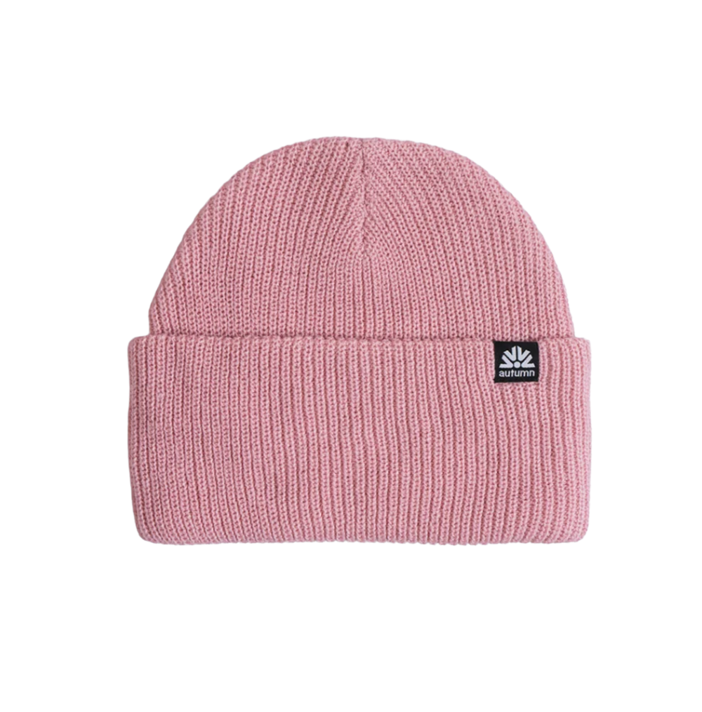 Autumn Simple Solid Beanie Pink