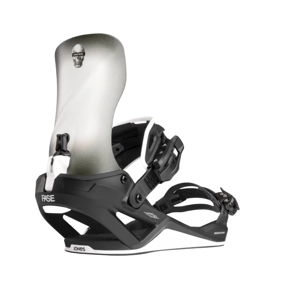 Jones Mercury FASE Bindings 2027 Surf Series White Black Medium