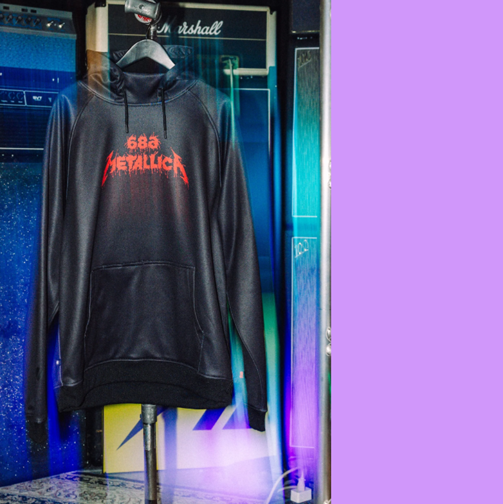 686 Metallica Bonded Fleece Hoody Metallica Black