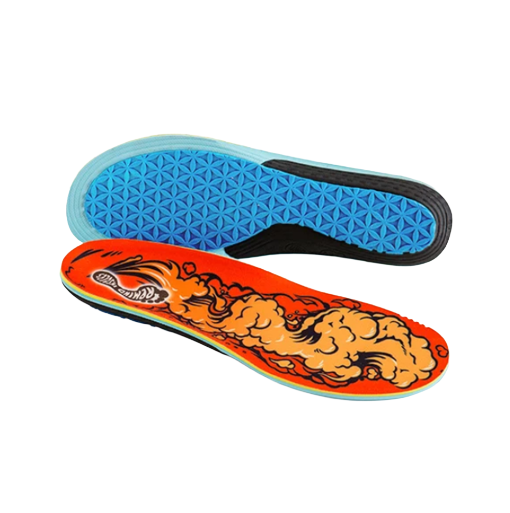 Remind Cush Active Clouds 5.5mm Mid-High Insoles Red Orange 11-11.5