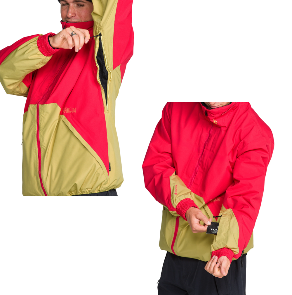 Volcom Longo Goretex Jacket Bright Cherry