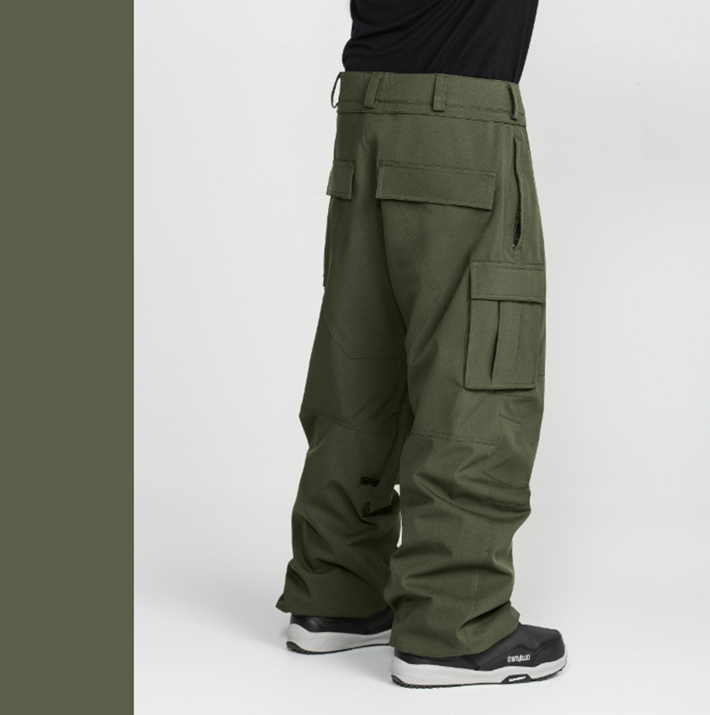 Volcom NWRK 20k Baggy Pants Dark Green