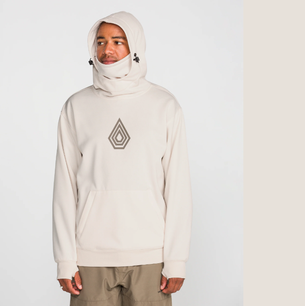 Volcom Hydro Riding Hoodie Off White