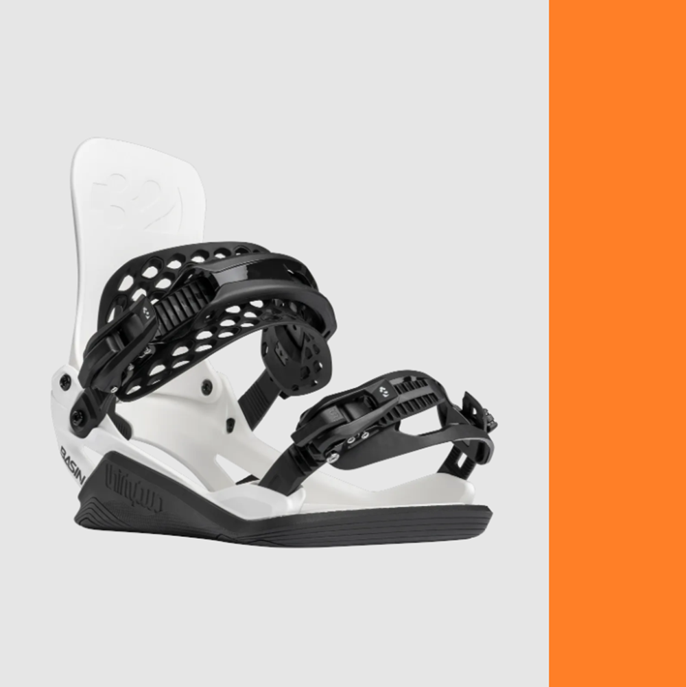 ThirtyTwo 32 Basin FASE Bindings 2027 White Medium