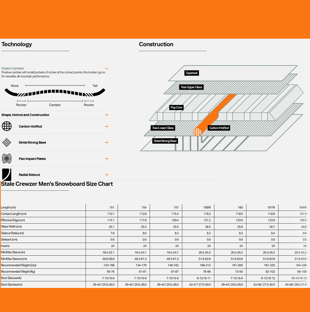 Rome Stale Crewzer Snowboard 2027 Black Blue 157