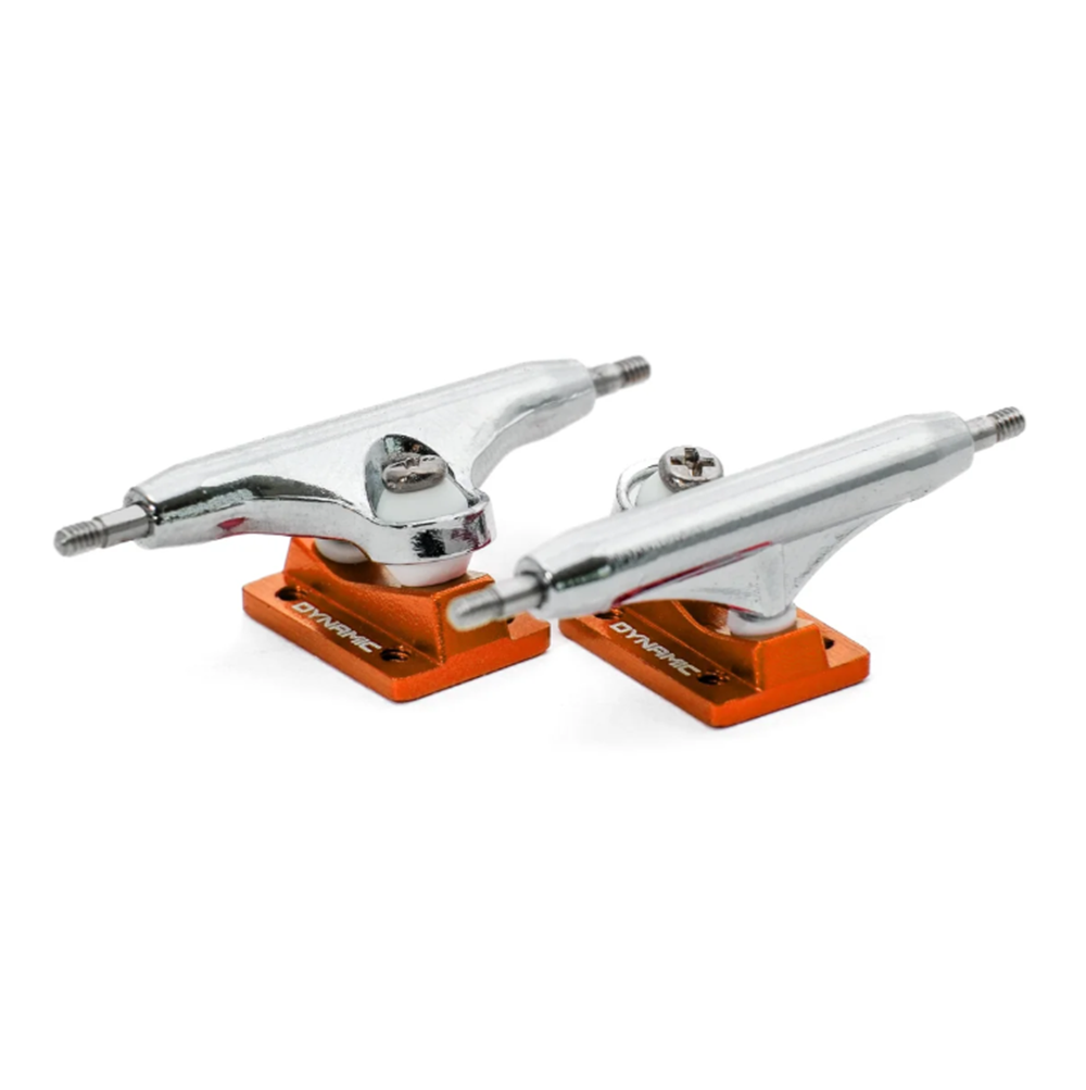Dynamic Fingerboard Pro Trucks Orange Chrome 32mm