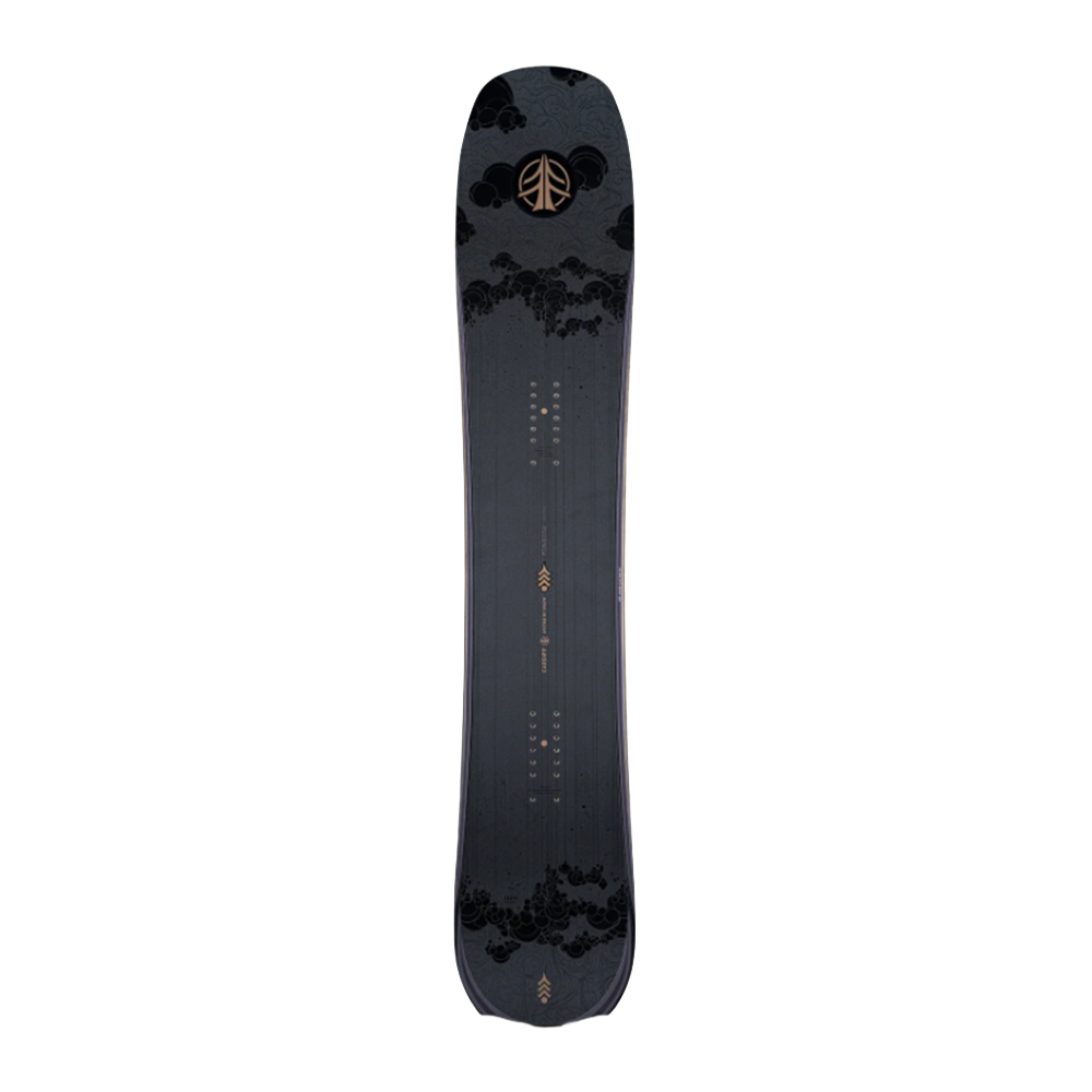 Cardiff Powdoga Pro Carbon Snowboard Grey 162