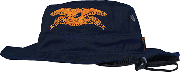 ANTI HERO BASIC EAGLE BOONIE HAT ADJ-NAVY ORANGE