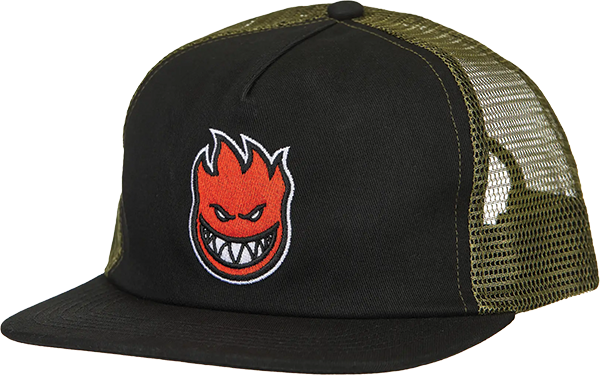 SPITFIRE BIGHEAD FILL SNAPBACK ADJ-BLACK OLIVE