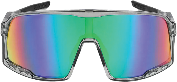 CHPO HENRIK SUNGLASSES GREY RAINBOW MIRROR
