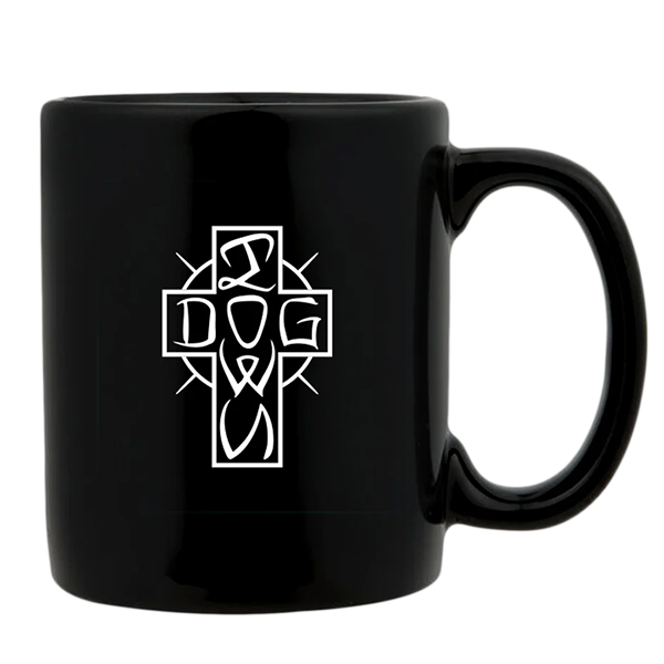 DT ESE CROSS MUG 11OZ BLACK