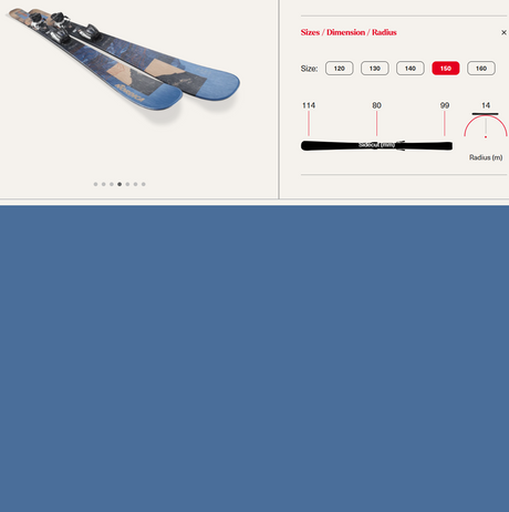 Nordica Enforcer JR 80s M7 Ski Combo Blue Grey 150