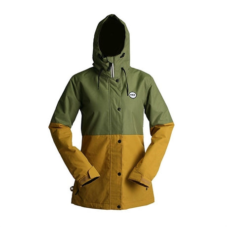 Ride Brighton Womens Snow Jacket Army Gold - Small