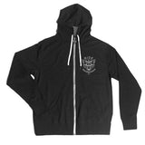 Ride Fearless ZipUp Hoody Black - Large