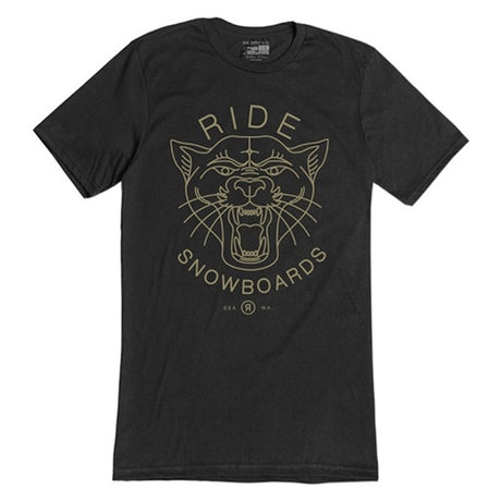 Ride Fearless Tshirt Womens Black - Medium