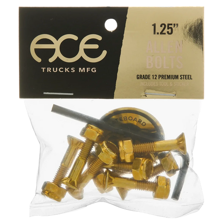 ACE 1.25" ALLEN HARDWARE SET GOLD