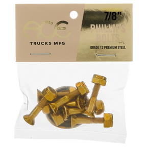 ACE 7/8" PHILLIPS HARDWARE SET GOLD