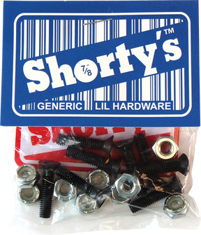 SHORTY'S GENERIC HARDWARE SET 7 8" PH BLACK