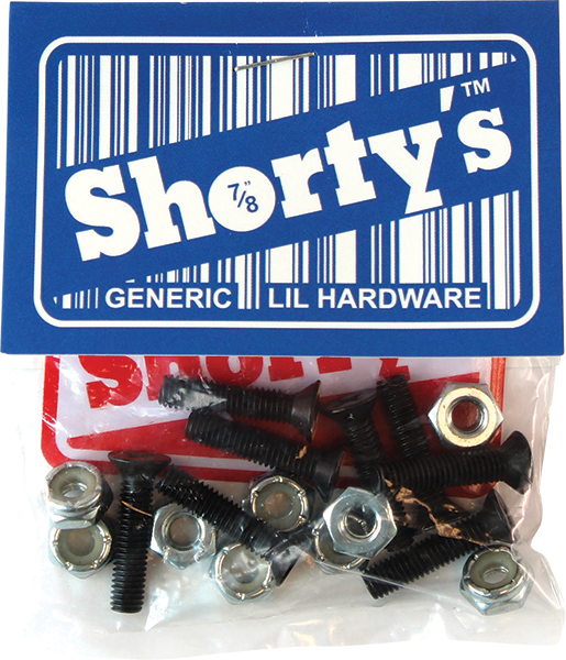SHORTY'S GENERIC HARDWARE SET 7 8" PH BLACK