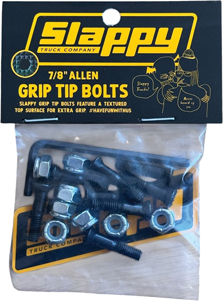 SLAPPY GRIP TIP ALLEN BOLTS SET 7 8" BLACK