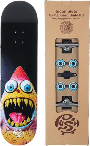 PUSH SHARKY BIG (IN SKATEBOARD COMPLETE) 8.0 BLACK