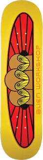ALIEN WORKSHOP OWLIAD SKATEBOARD DECK-8.5 YELLOW