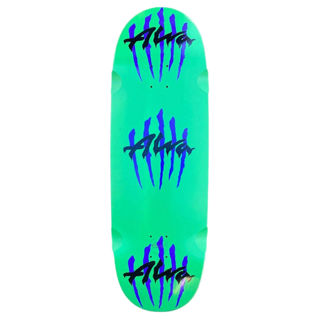 ALVA EGG TRIPLE SCRATCH SKATEBOARD DECK-10.6x33 GRN/BLU/BLK
