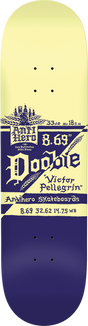 ANTI HERO PELLEGRIN DOOBIE MAS FRESCOS SKATEBOARD DECK-8.69 PURPLE