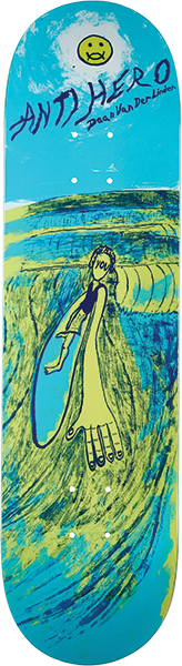 ANTI HERO DAAN EXPRESSIONS SKATEBOARD DECK 8.28 BLUE