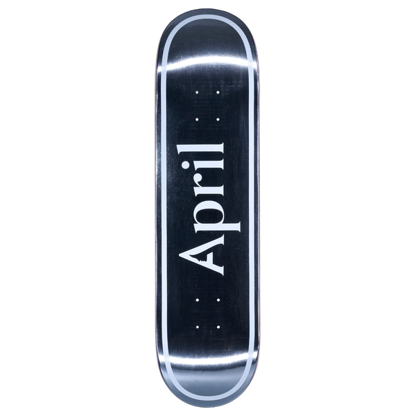 APRIL OG LOGO FOIL SKATEBOARD DECK-8.38