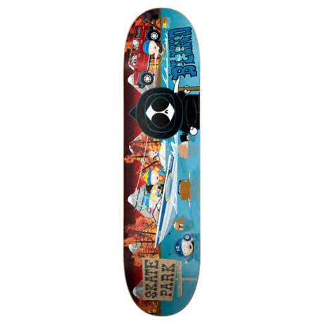 BLIND SKATE PARK GLOBAL WARMING SKATEBOARD DECK-8.5 BLUE