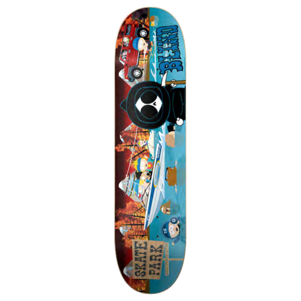 BLIND SKATE PARK GLOBAL WARMING SKATEBOARD DECK-8.5 BLUE