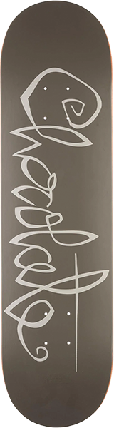CHOCOLATE TRAHAN OG SCRIPT WR50D2 SKATEBOARD DECK-8.25