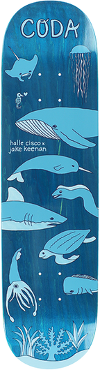 CODA KEENAN HALLE CISCO UNDERWATER WORLD SKATEBOARD DECK-8.0