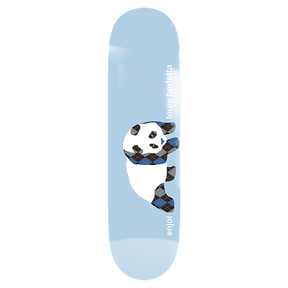 ENJOI BARLETTA ARGYLE PANDA SKATEBOARD DECK-8.25 LT.BLUE