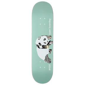 ENJOI TOWNLEY COLLAGE PANDA SKATEBOARD DECK-8.25 SAGE