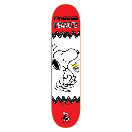 FINESSE PEANUTS SNOOPY 75TH SKATEBOARD DECK-8.0