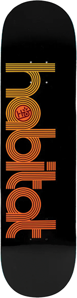 HABITAT HORIZON LINES SKATEBOARD DECK-8.0 BLACK