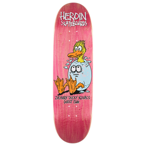 HEROIN KOVACS GUEST EGG SKATEBOARD DECK-9.125