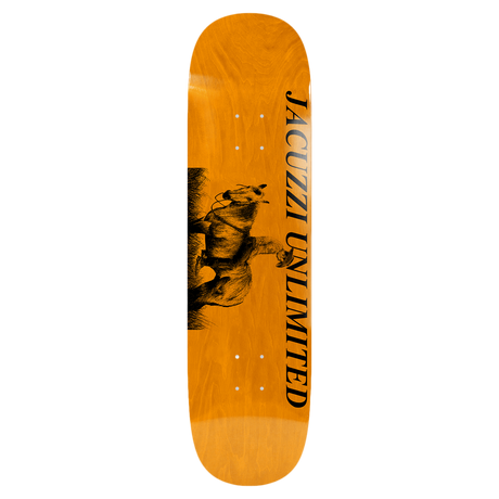 JACUZZI JET SKI COWBOY SHOVEL NOSE SKATEBOARD DECK-8.5 ORANGE