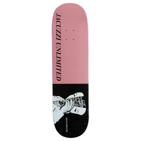 JACUZZI SPENCER WINE SKATEBOARD DECK-8.5 ROSE EX7