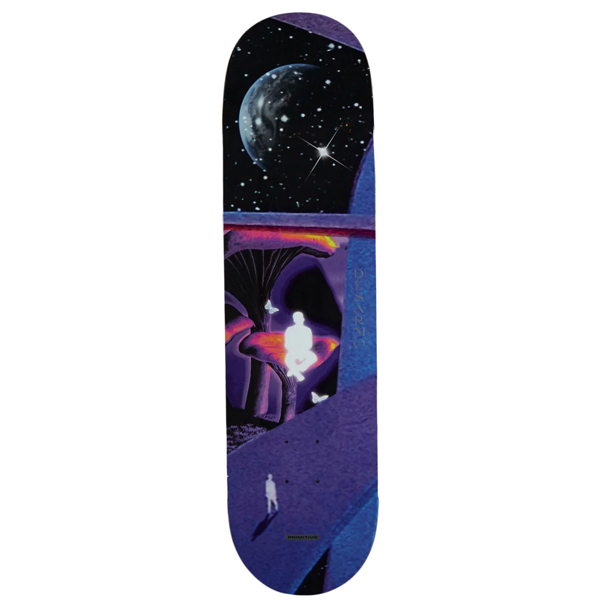 PRIMITIVE DESARMO PARALLEL SKATEBOARD DECK-8.12 BLUE
