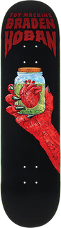 TOY MACHINE HOBAN HEART SKATEBOARD DECK 8.25