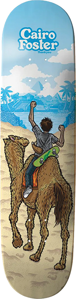 THANK YOU FOSTER MIRAGE GUEST SKATEBOARD DECK-8.25