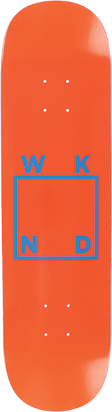 WKND LOGO SKATEBOARD DECK-8.12 SN ORANGE