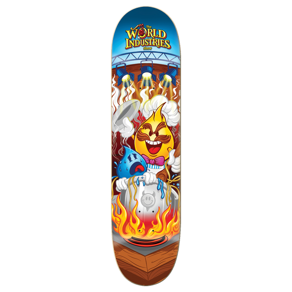 WORLD INDUSTRIES COOKED SKATEBOARD DECK-8.1