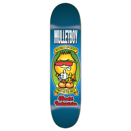 WORLD INDUSTRIES MULLETBOY SKATEBOARD DECK-8.5