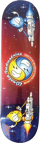 WORLD INDUSTRIES NEW BATTLE SKATEBOARD DECK-8.25