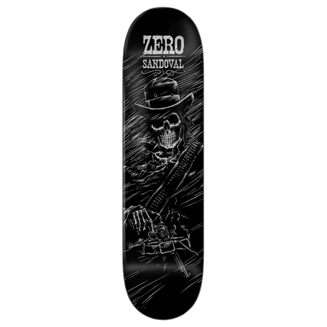 ZERO SANDOVAL GUNSLINGER 30YR SKATEBOARD DECK-8.5 BLK